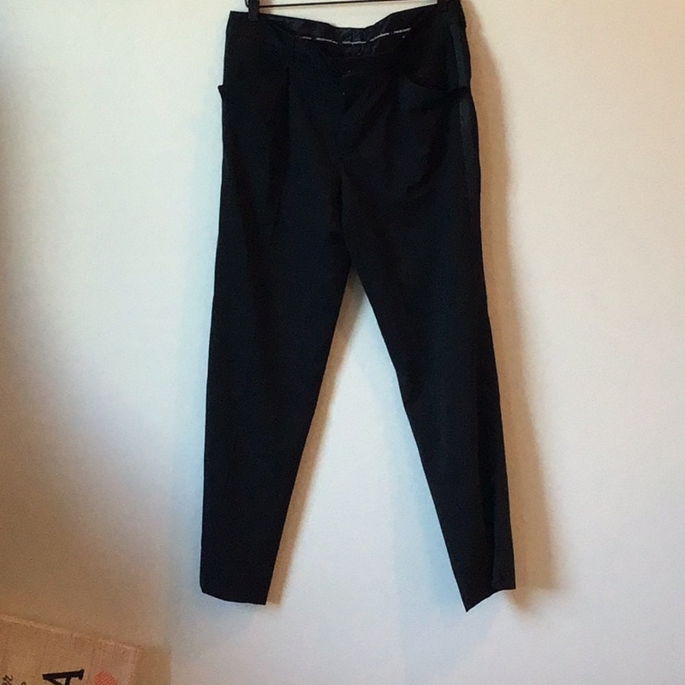 DOLCE & GABBANA WOOL/SILK SLACKS